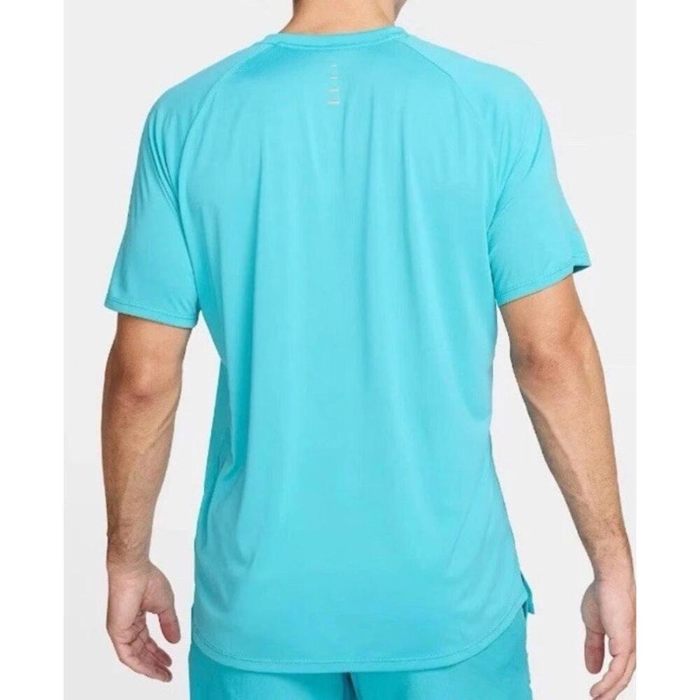 $55 Nike Stride Men's ADV Short-Sleeve Running Top XXL HV5203-345 Dusty Cactus - Picture 3 of 11